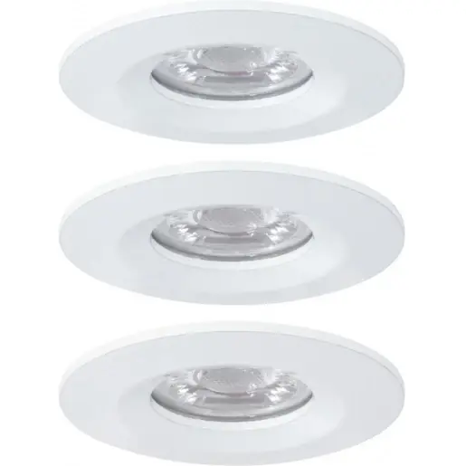 Alleen Vandaag Paulmann Nova LED spot rond symm 310lm 0x0mm >80° - Extreem breedstralend Schroefklem wit 94299