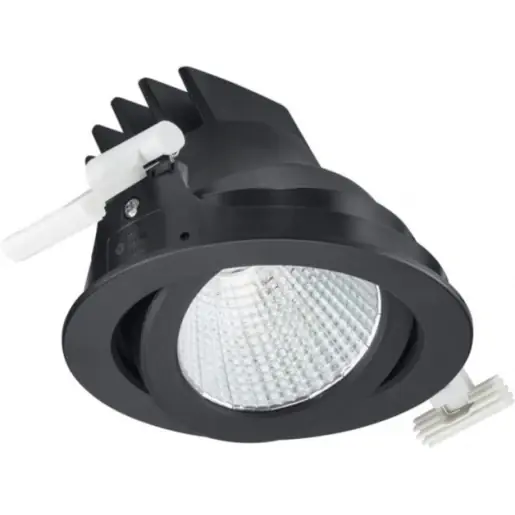 Shop Nu Philips LuxSpace RS771B inbouwspot symm 3000K 2600lm 0x0mm 41-80° - Breedstralend Steekklem zwart 8718699978938