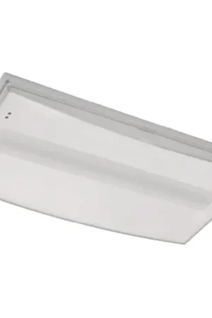 Koopje Normalux Ecolight Gennius LED noodverlichtingsarmatuur Vluchtwegverlichting Plafondopbouw wit IP68 GEAL-250LI