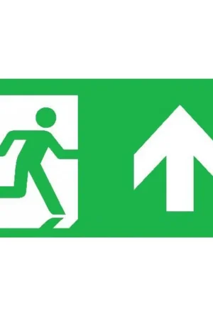 Normalux Ecolight Gennius pictogram noodverlichting Inlegvel/-plaat rechtdoor/naar boven PG-SU Tijdelijk Beschikbaar