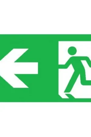 Fabrieksprijs Normalux Ecolight Gennius pictogram noodverlichting Inlegvel/-plaat links PG-L
