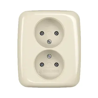 Koop Online Busch-Jaeger Reflex SI WCD 2V – Creme 202 UJR-212