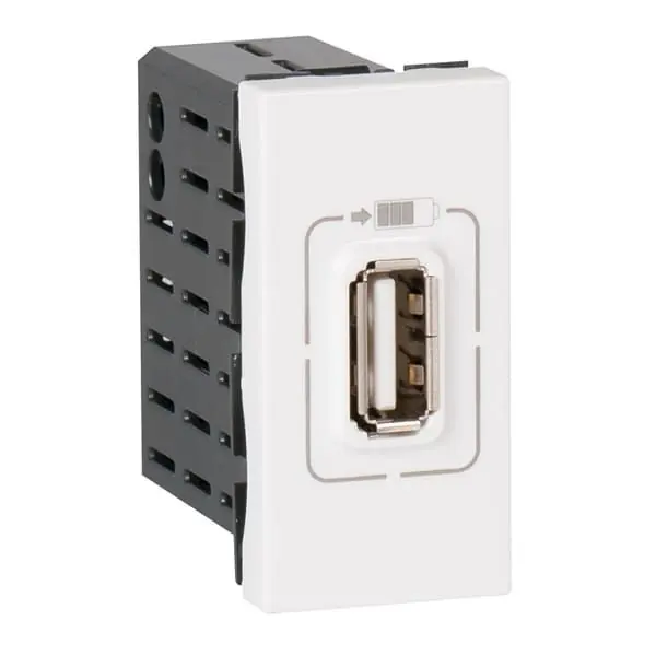 Legrand Mosaic - USB wandcontactdoos 077591 1-voudig Betrouwbaar