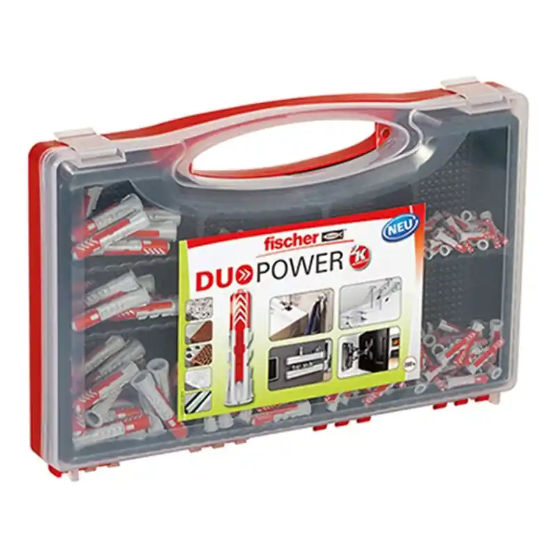 Direct Verzonden Fischer Red-box DUOPOWER - Assortimentsdoos pluggen 535973