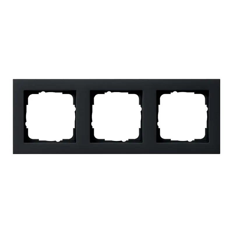 Aanbieding Gira E2 - Afdekraam 021309 Zwart mat