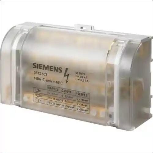 SIEMENS 5ST2503 VERDEELBLOK 160A 500V Merkproduct