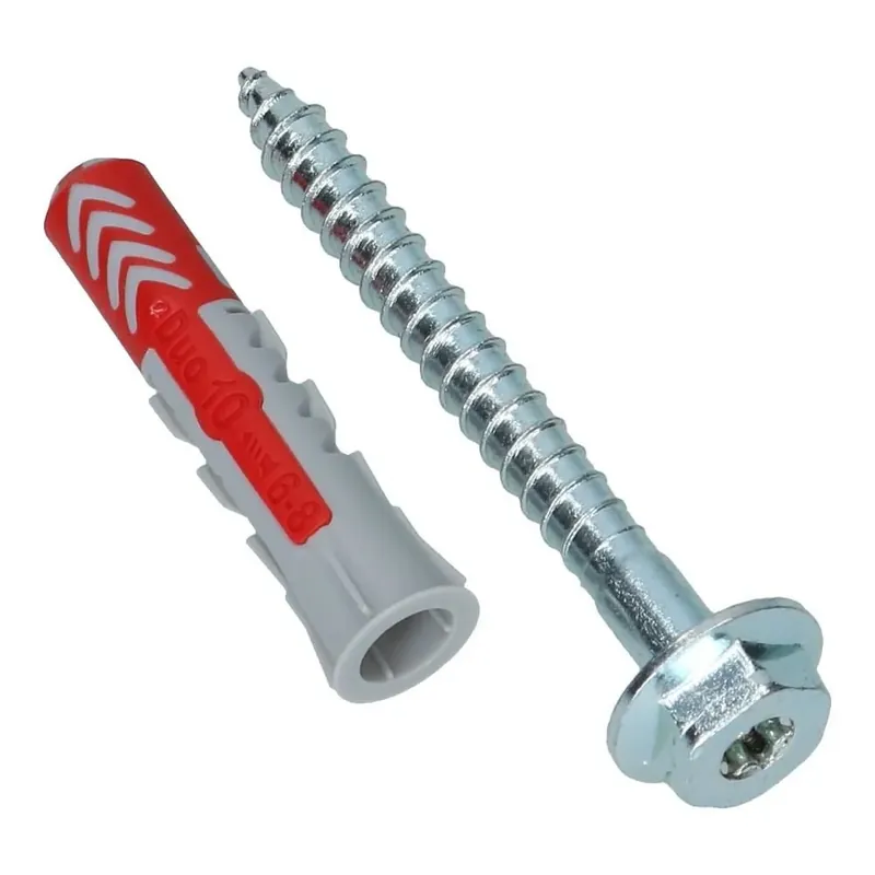 DuoPower plug universele 10x50mm met schroef 7x69mm SW13/Torx40 - 25 stuks Direct Beschikbaar