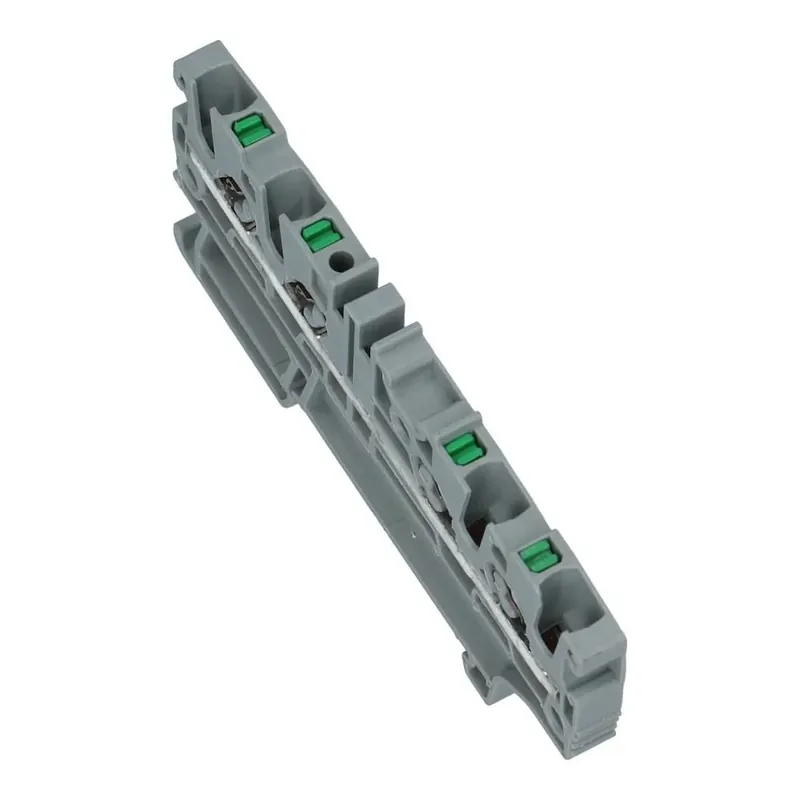 Montageklem steek EFC 2.5mm² grijs 4 aansluitingen Direct Verzonden