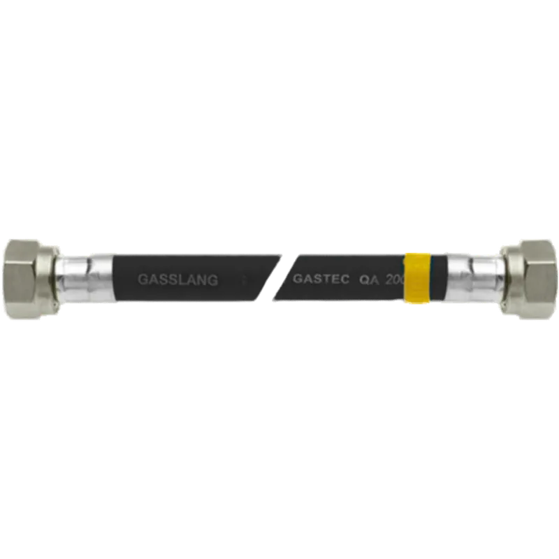 Nieuw BONFIX Universele zwarte gasslangset 100 centimeter