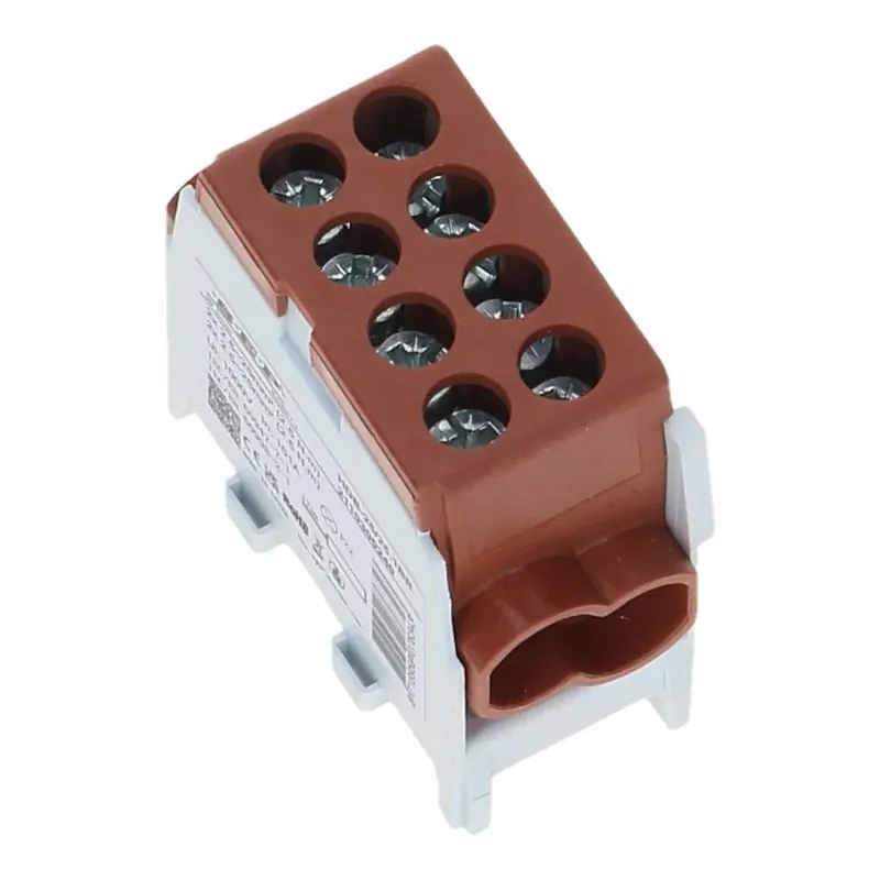 HLAK Hoofdkabel aftakklem 2x25mm² bruin Korting