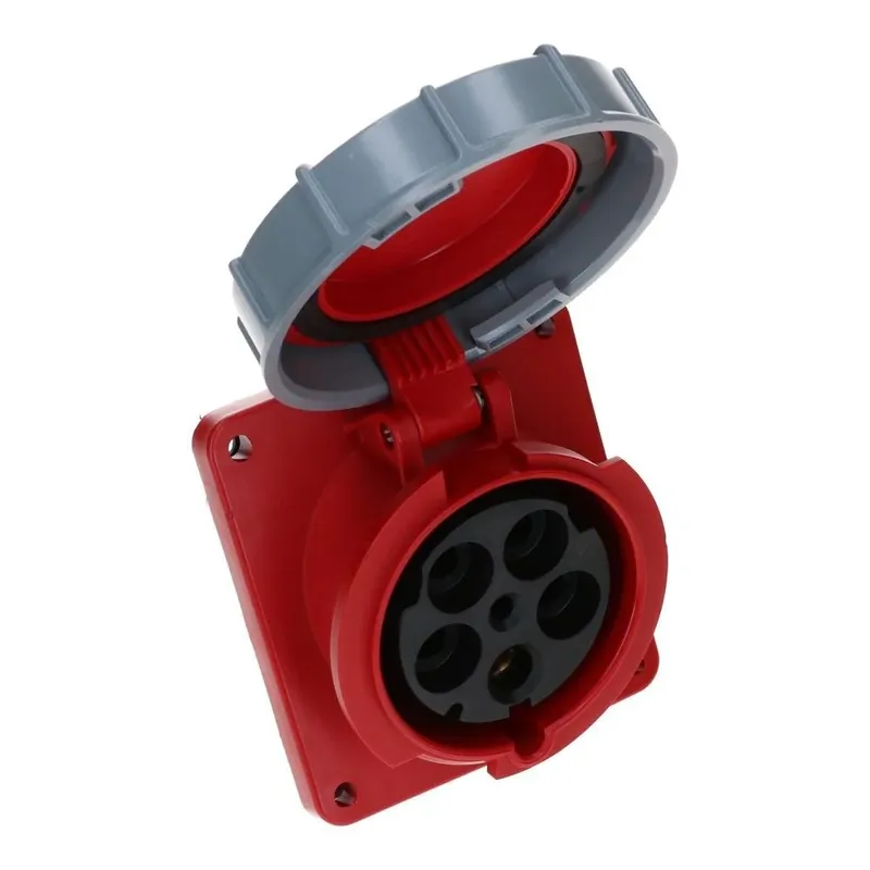 CEE female 5 polig 6H 125A IP67 inbouw wcd 220-240VAC Populair