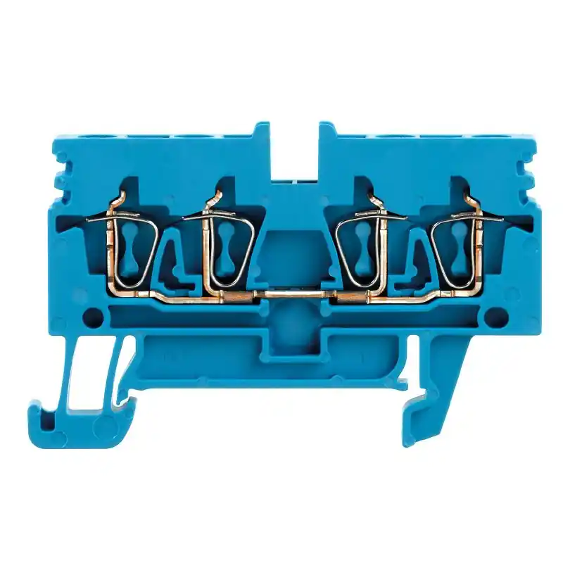 Fabrieksprijs Weidmüller Benelux Z-series – ZDU 2.5N/4AN BL / Terminal, Tension-clamp connection, 2.5 mm², Verbindingsrijgklem – 1933750000 (p/s)
