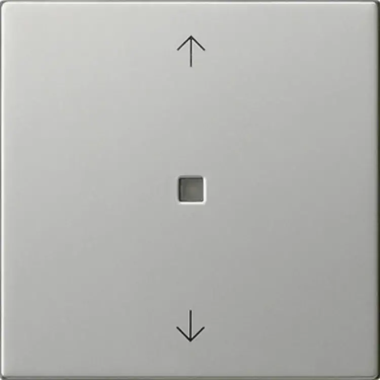 Gira Bluetooth jaloezie/tastdimmerknop met pijlen Systeem 3000 Systeem 55 edelstaal (5382600) Laatste Versie