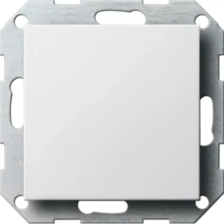 Gira blinddeksel incl. draagframe Systeem 55 wit glans (026803) Meest Verkocht